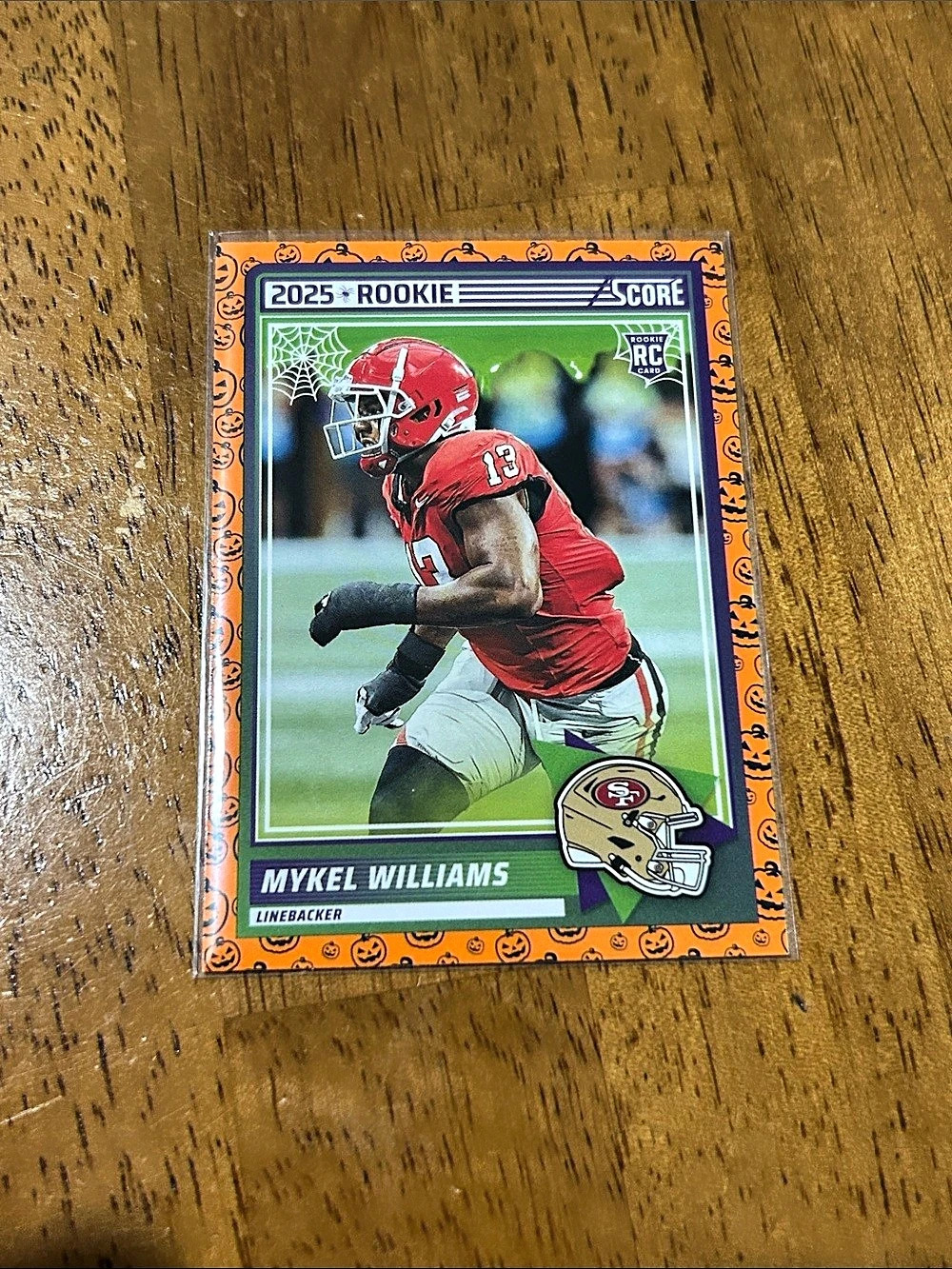 Score 2025 Mykel Williams Rookie Card San Francisco 49ers